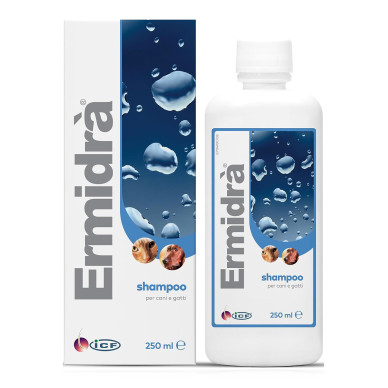 Șampon Dermatologic pentru Câini și Pisici Ermidra, 250 ml – ICF